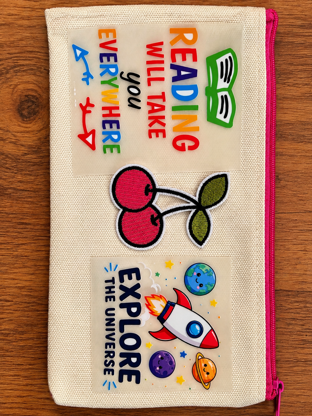 Lapicera Beige Personalizada a tu gusto , solo escoge el diseño (patch and Art bar)